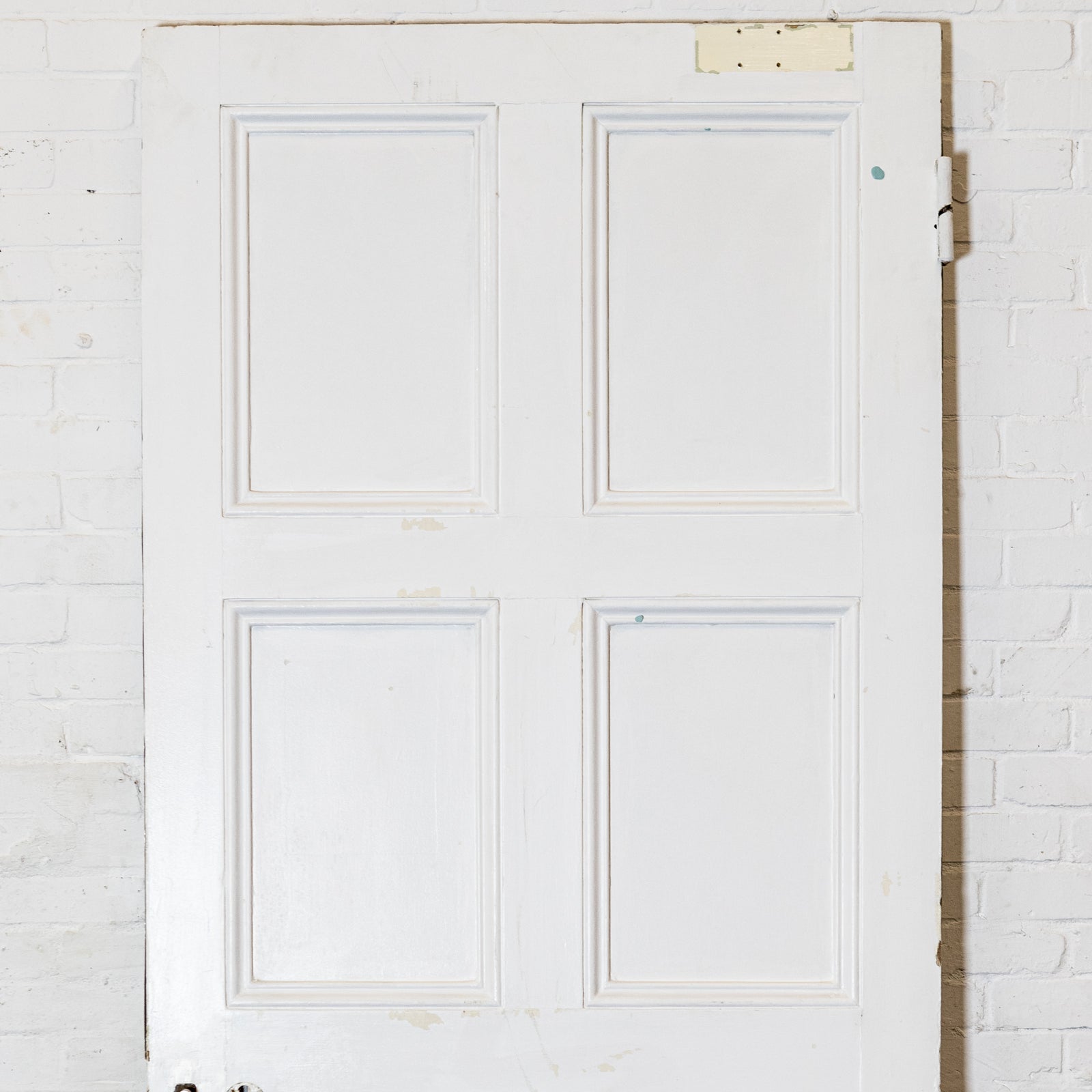 Large Georgian Style Solid Pine Panelled Door - 225.5cm x 104.5cm | The Architectural Forum