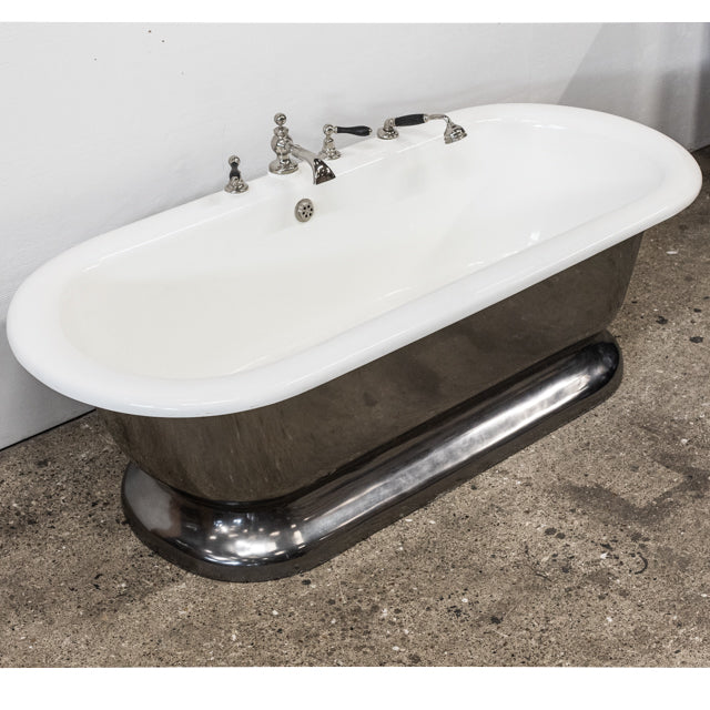 Reclaimed American Art Deco Style Polished Double-Ended Bath | The Architectural Forum