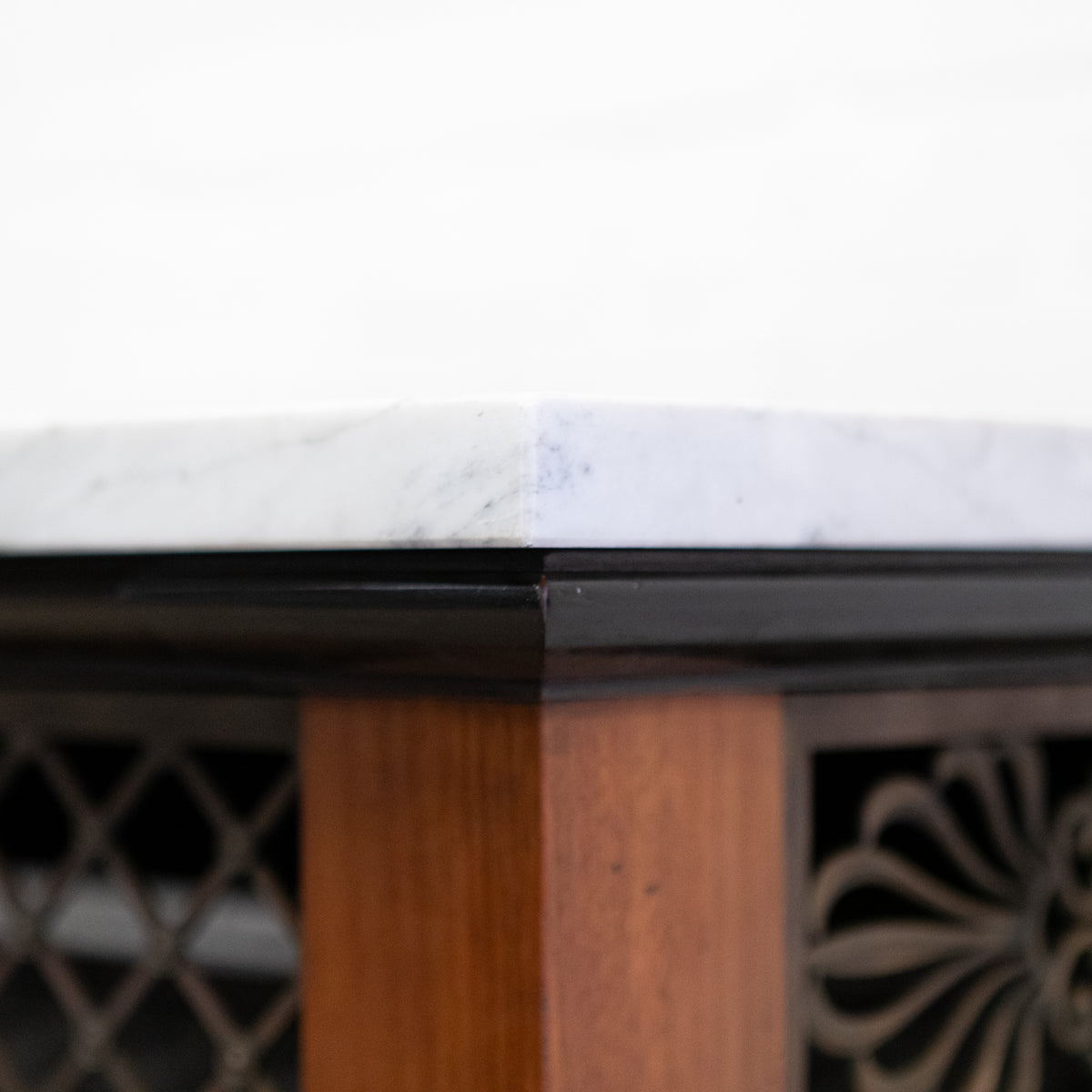 Console Table with Marble Top | Counter | Reception Desk | Pair Available | The Architectural Forum
