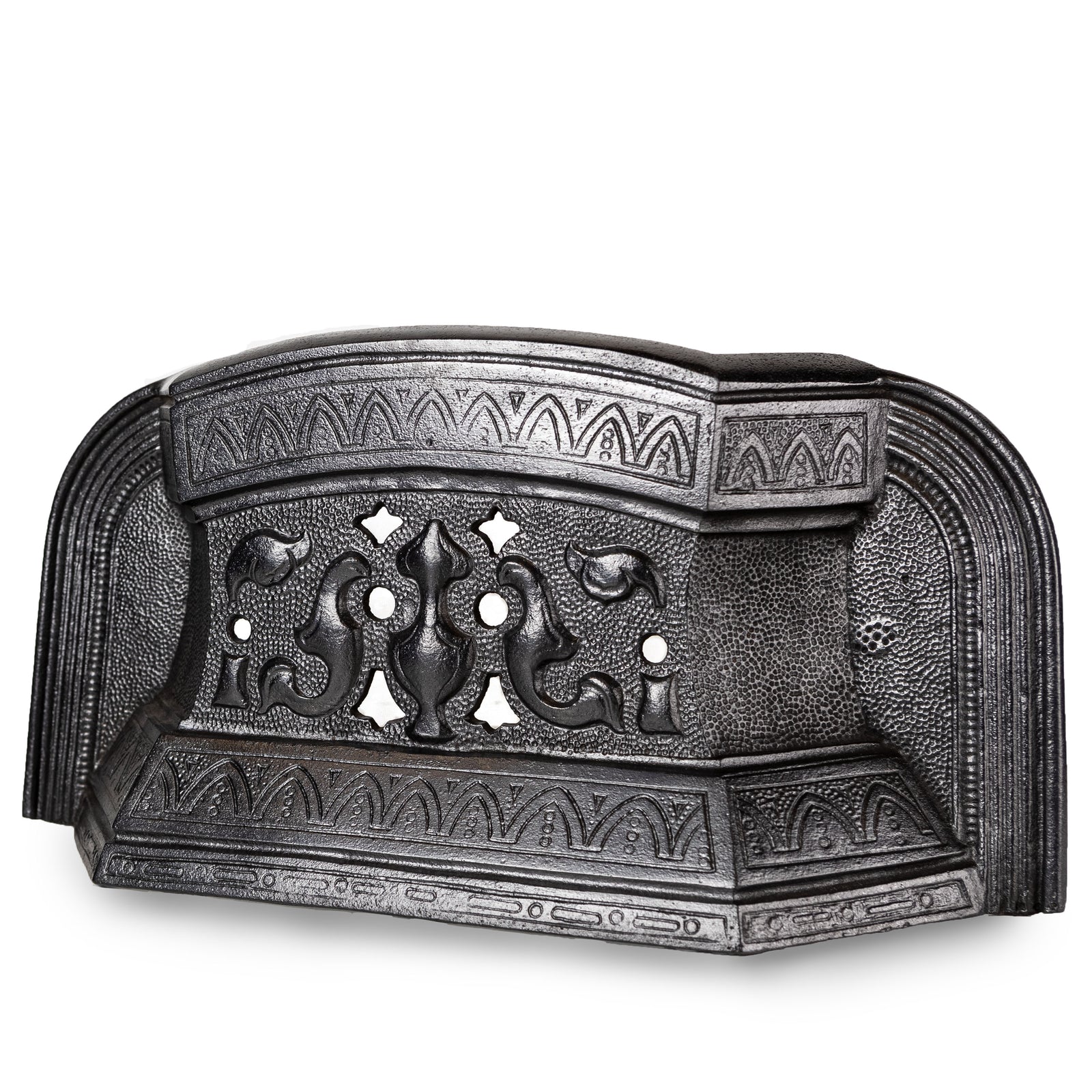 Antique Cast Iron Ornate Fireplace Tidy | Betty | Ashpan Cover | The Architectural Forum