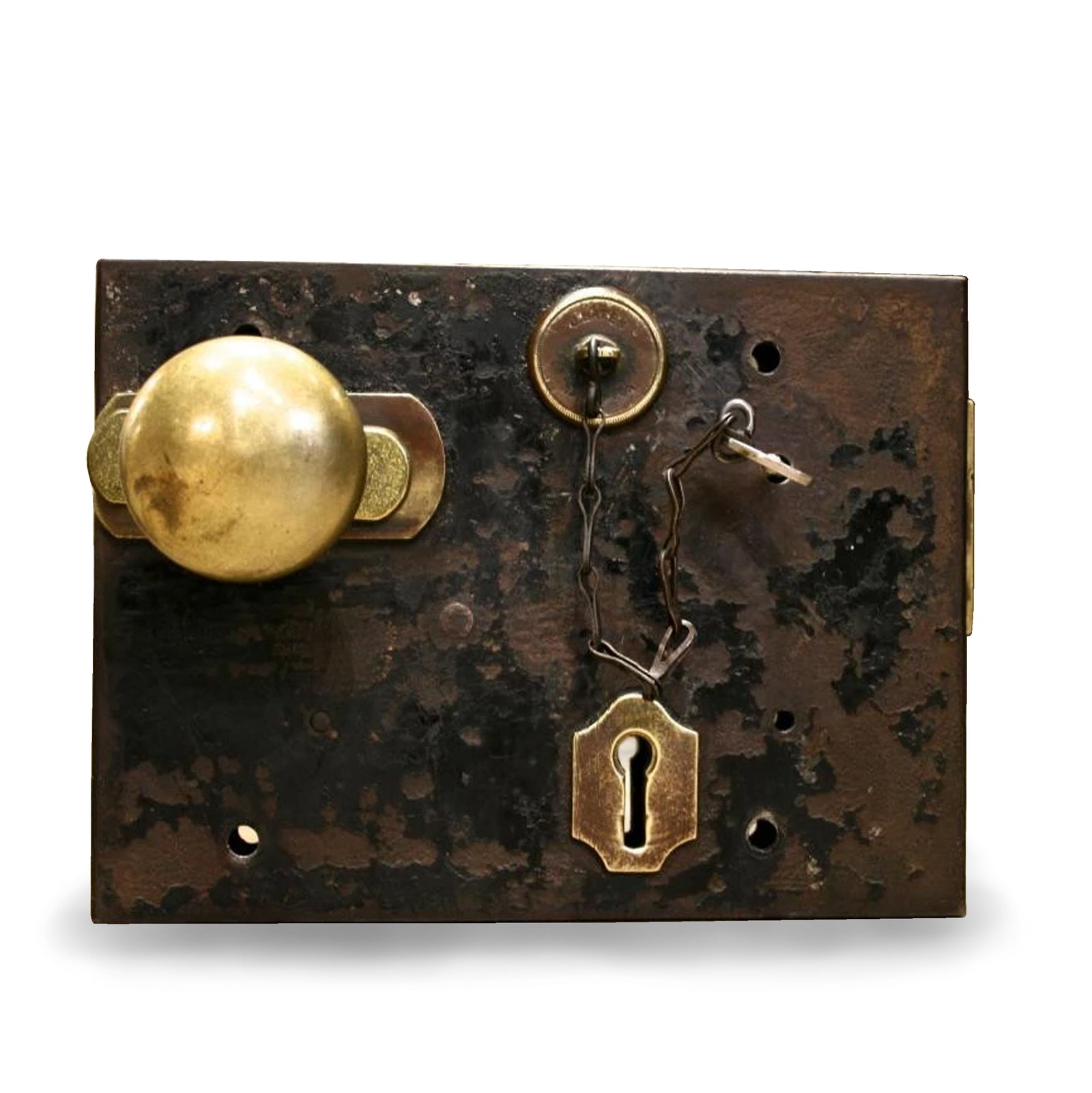 Antique Cast Iron Lock | The Architectural Forum