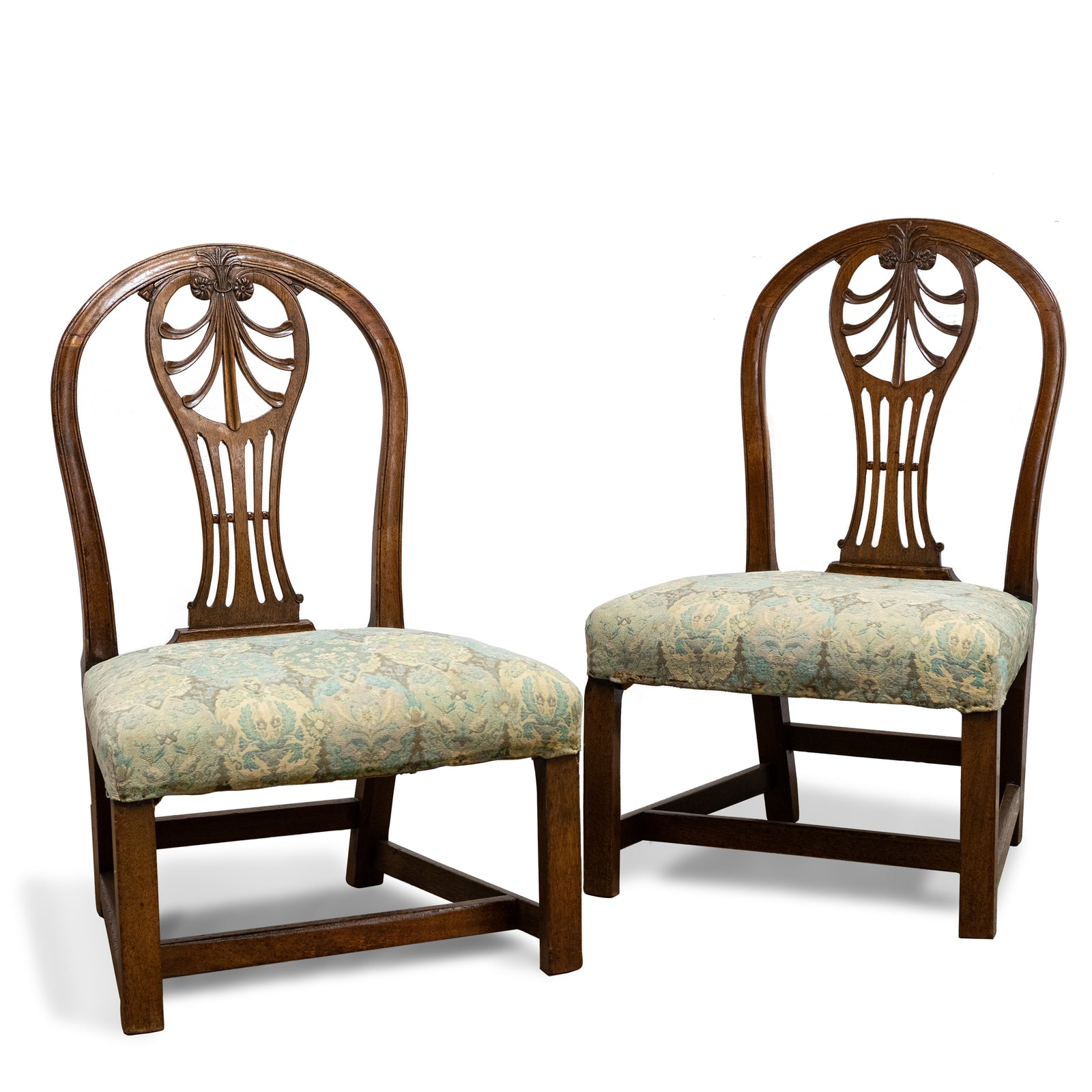 Pair of Antique Georgian Mahogany Side Chairs | The Architectural Forum