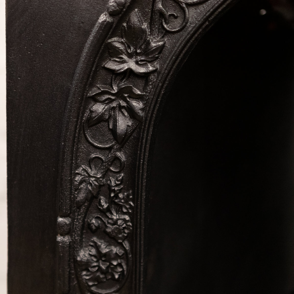 Antique Ornate Victorian Cast Iron Arched Insert | The Architectural Forum