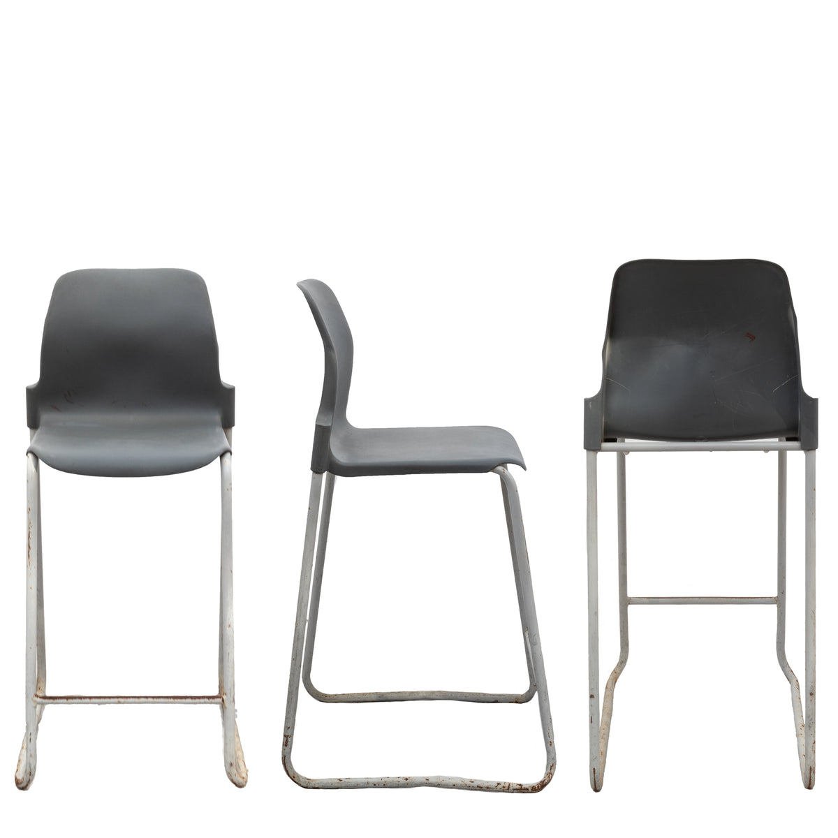 Set of 55 Mid-Century Style Stackable Stools | The Architectural Forum
