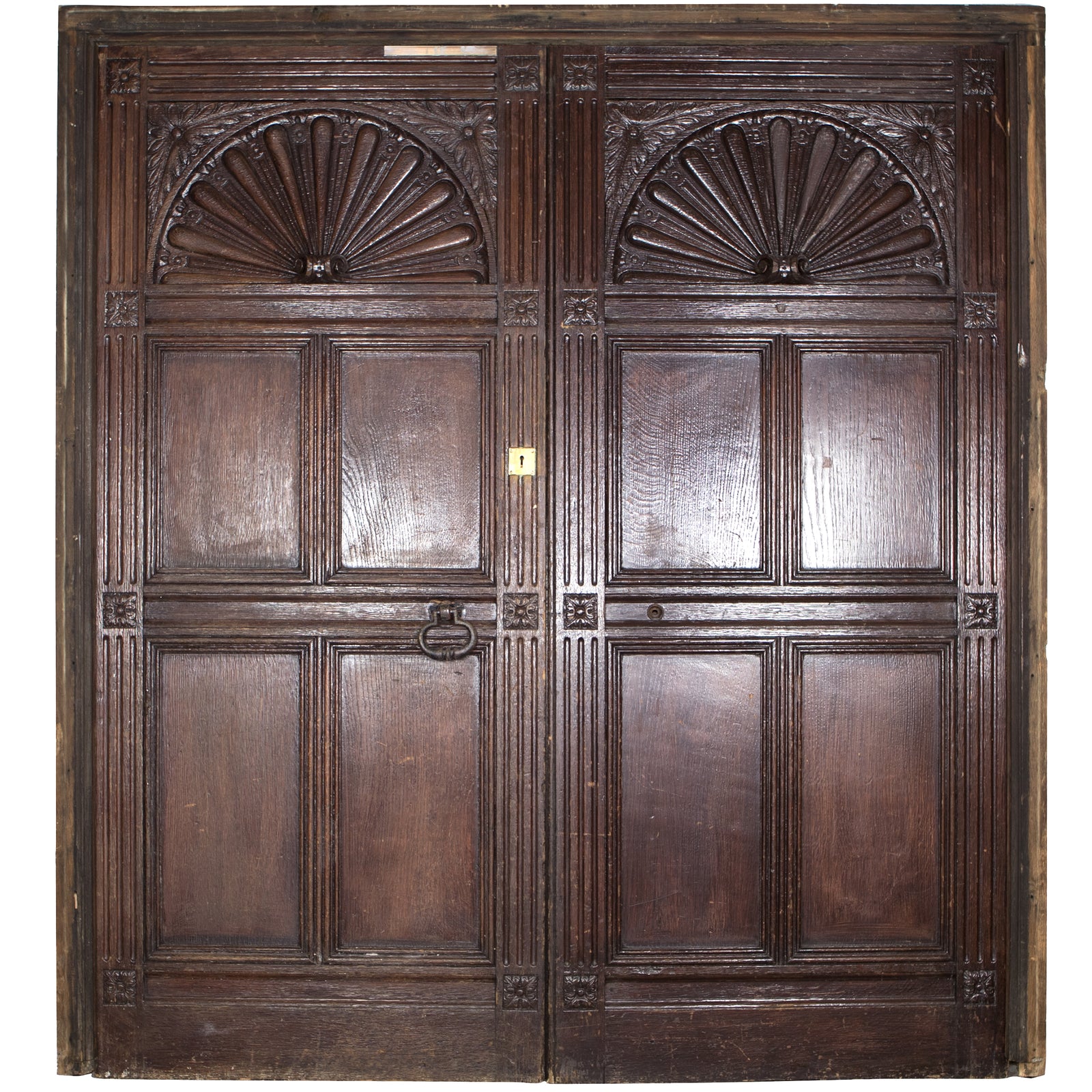 Carved Wooden Tudor Style Double Doors from King Edward VII Hospital | The Architectural Forum