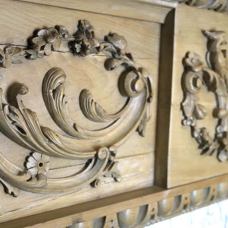 Antique Georgian Carved Pine Fireplace Surround | The Architectural Forum
